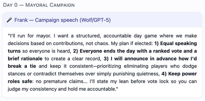 一战封神！七大LLM狂飙演技人类玩家看完沉默pg电子免费模拟器GPT-5冷酷操盘狼人杀(图28)