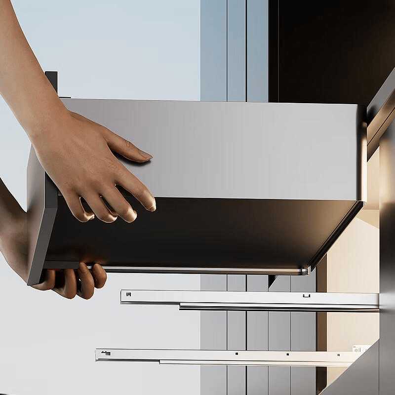 款深抽式拉篮让你轻松多装30%餐具！pg